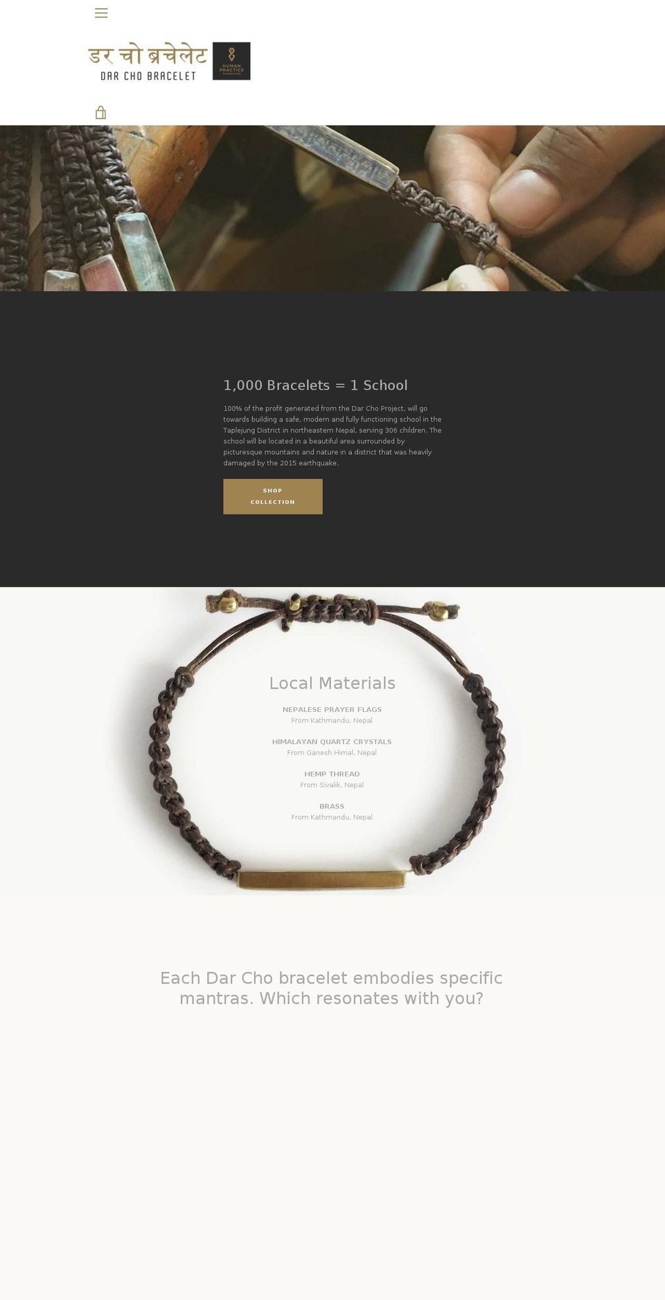 darchoproject.com — Shopify storefront screenshot