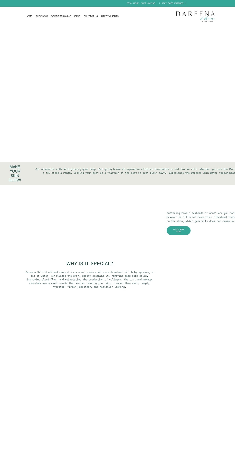 dareenaskin.com shopify website screenshot