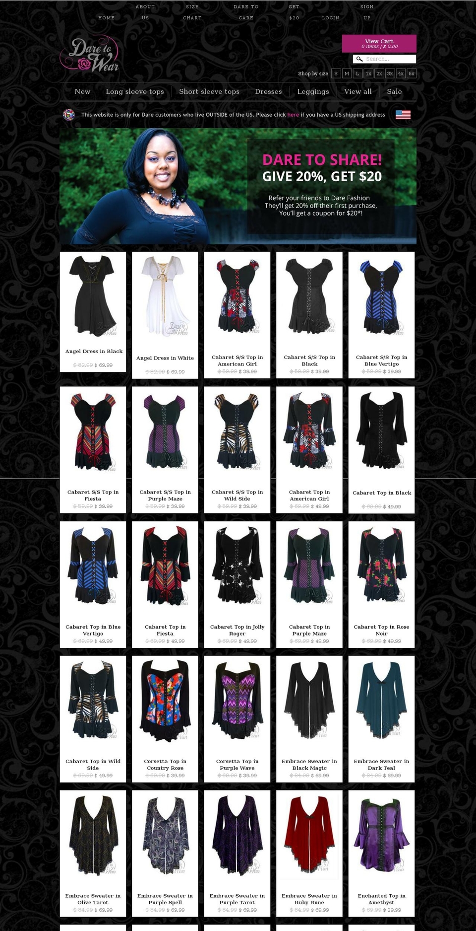 darefashionglobal.com shopify website screenshot