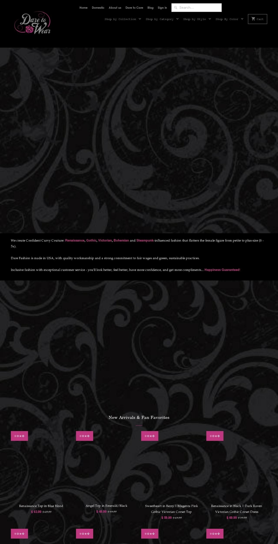 darefashionglobe.com shopify website screenshot