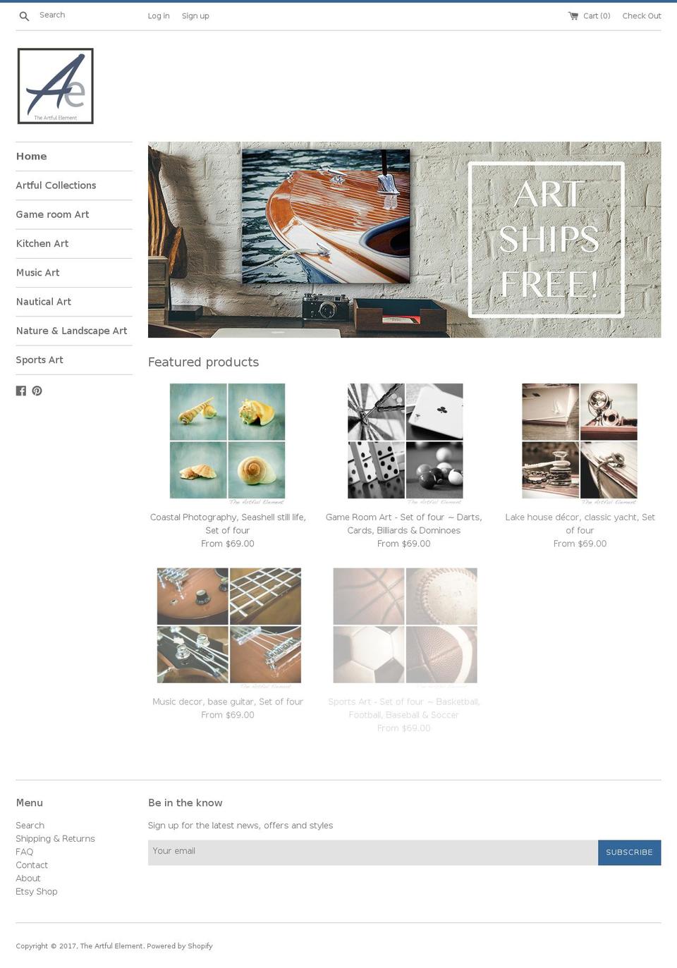 darinashton.com shopify website screenshot