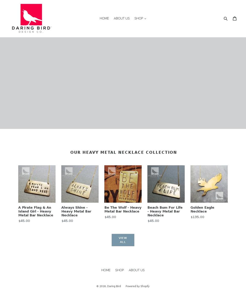 daringbird.com — Shopify storefront screenshot