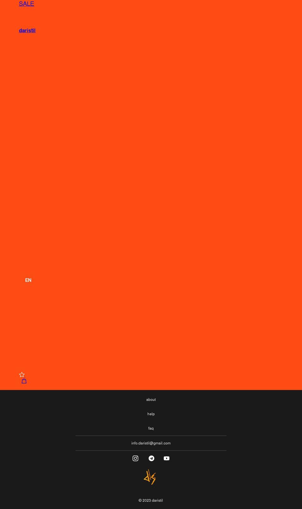 daristil.com shopify website screenshot