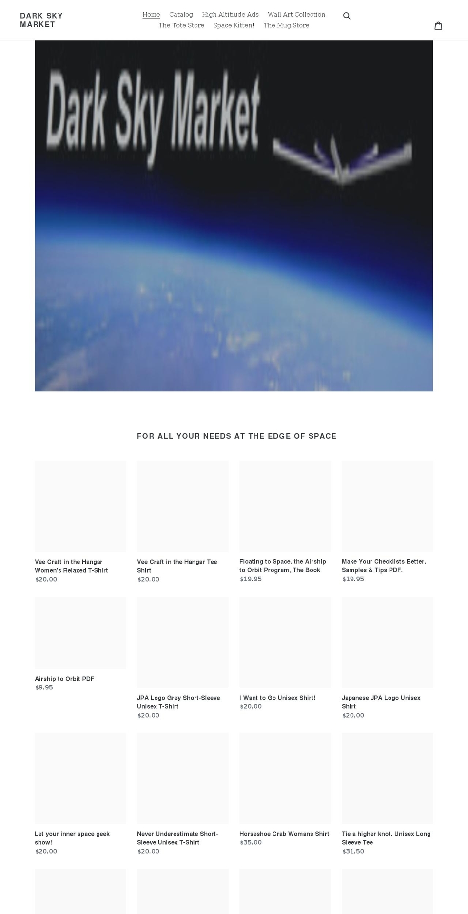 dark-sky-market.myshopify.com shopify website screenshot