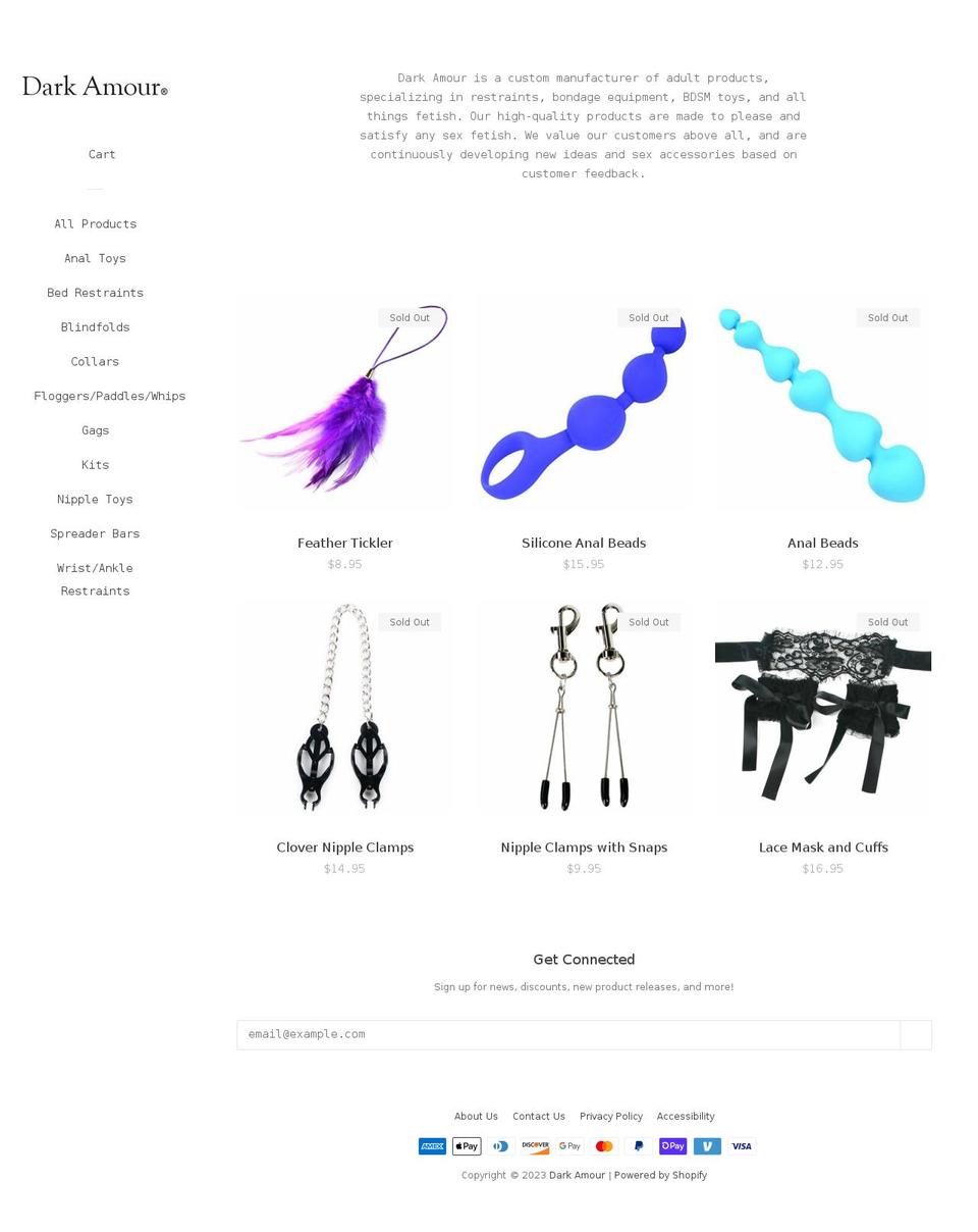 darkamour.com — Shopify storefront screenshot