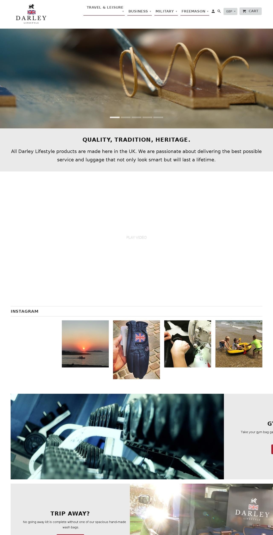 darleylifestyle.com shopify website screenshot