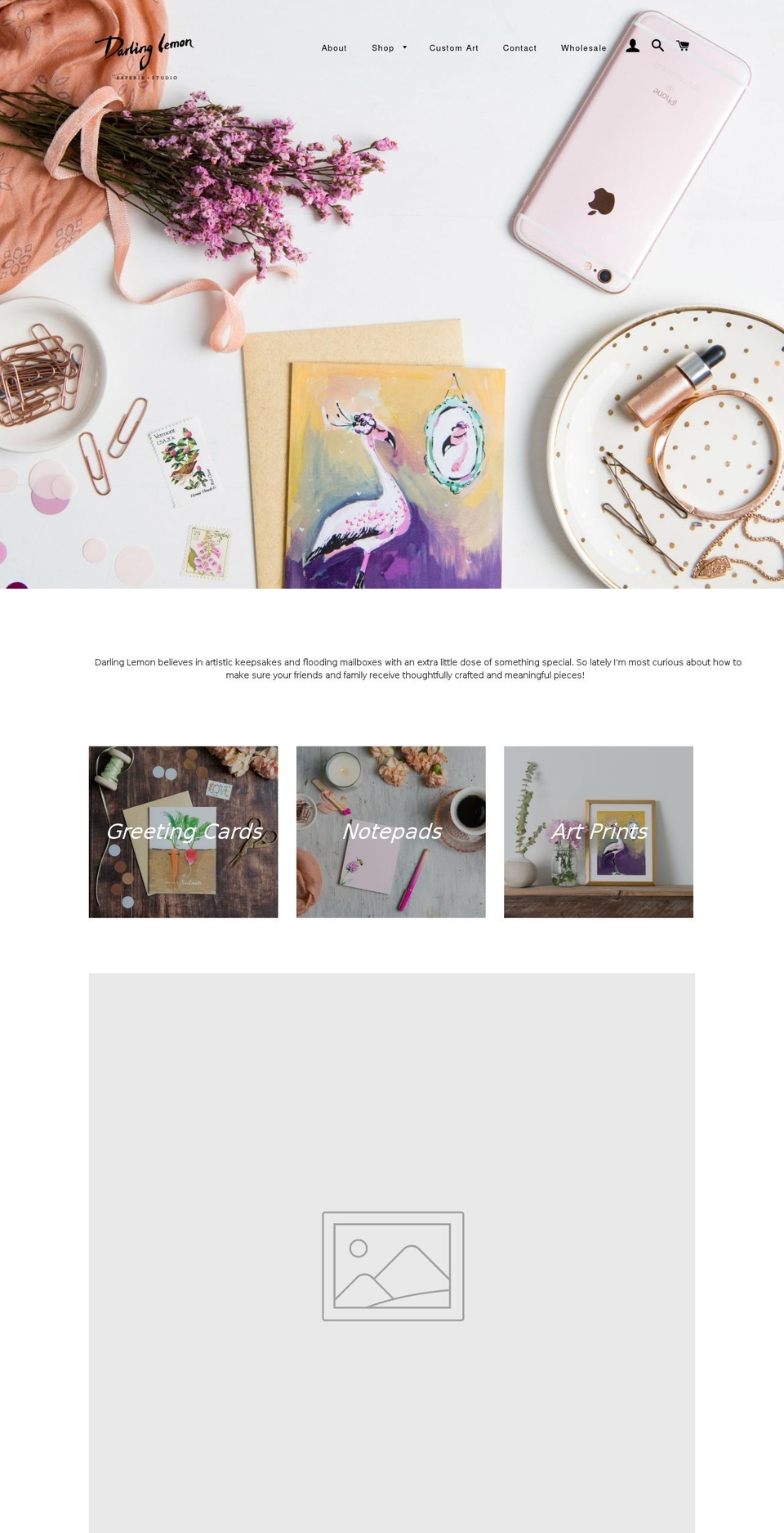 darlinglemon.com shopify website screenshot