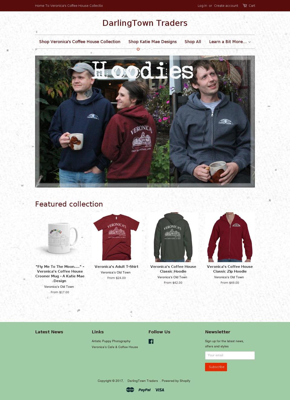 darlingtowntraders.com shopify website screenshot