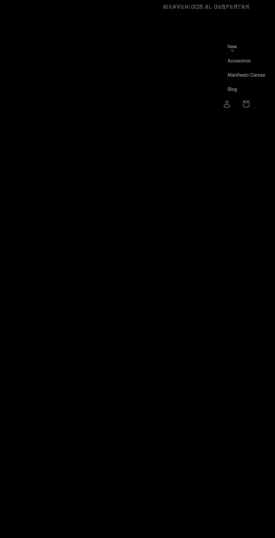 daroseclothing.com — Shopify storefront screenshot