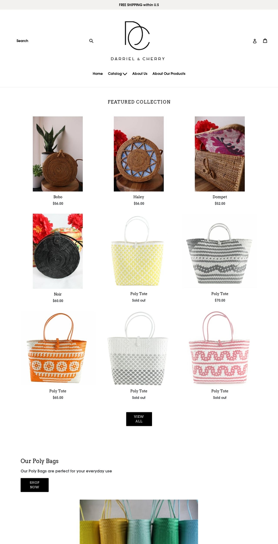 darrielandcherry.com shopify website screenshot