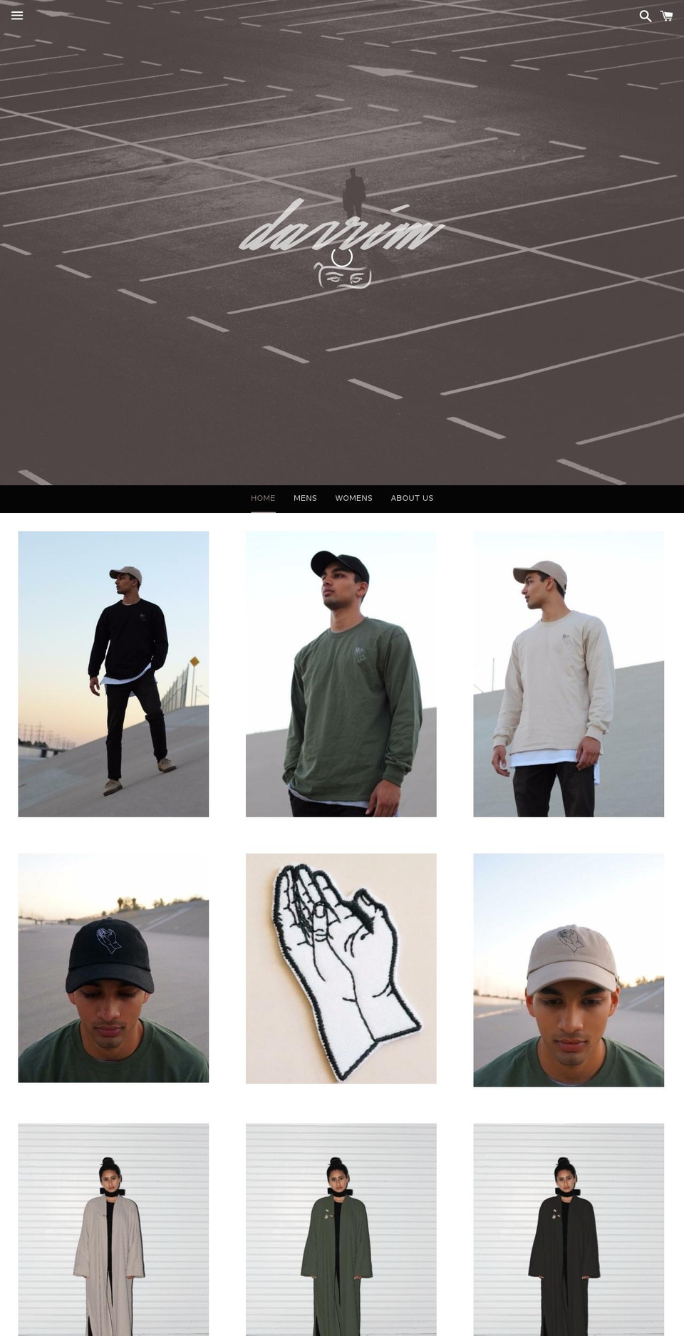 darrim.com shopify website screenshot