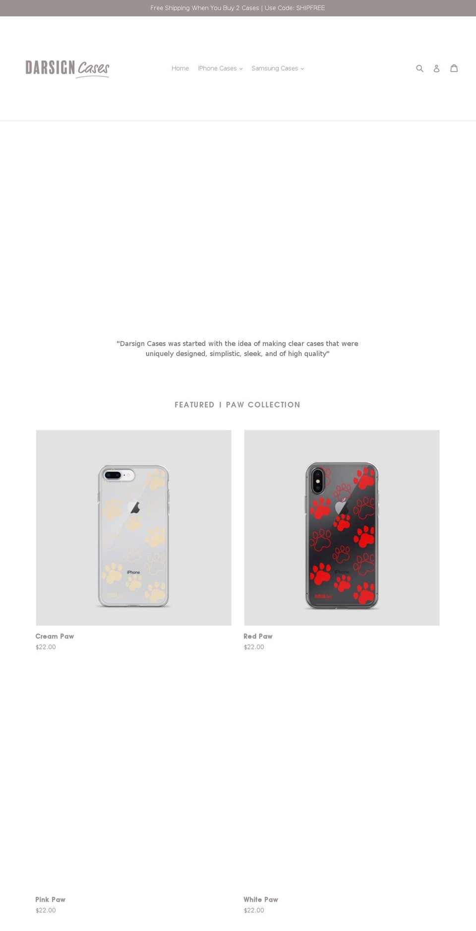 darsigncases.com — Shopify storefront screenshot
