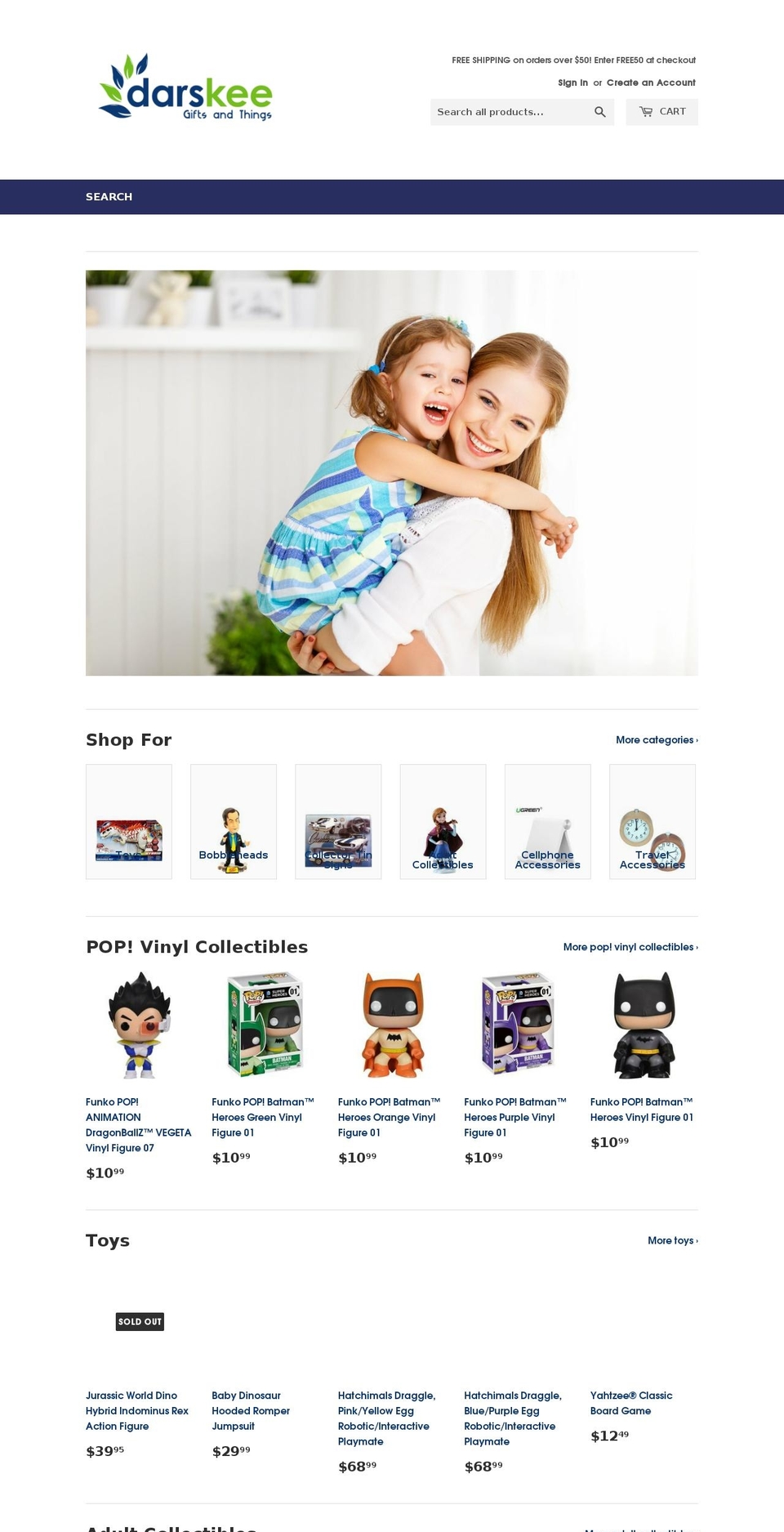 darskee.com shopify website screenshot