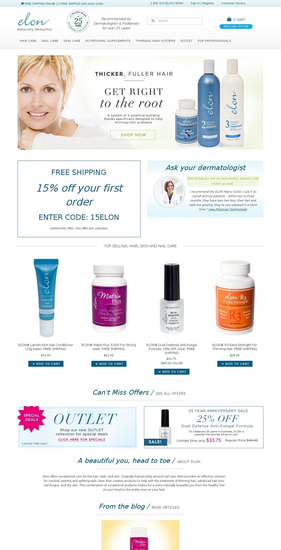 Elon Hair Shopify Theme Shopify theme site example dartmouthpharmaceuticals.com