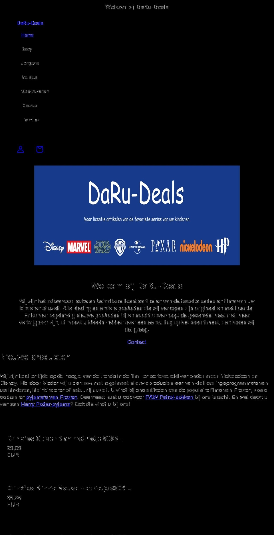 daru-deals.com shopify website screenshot