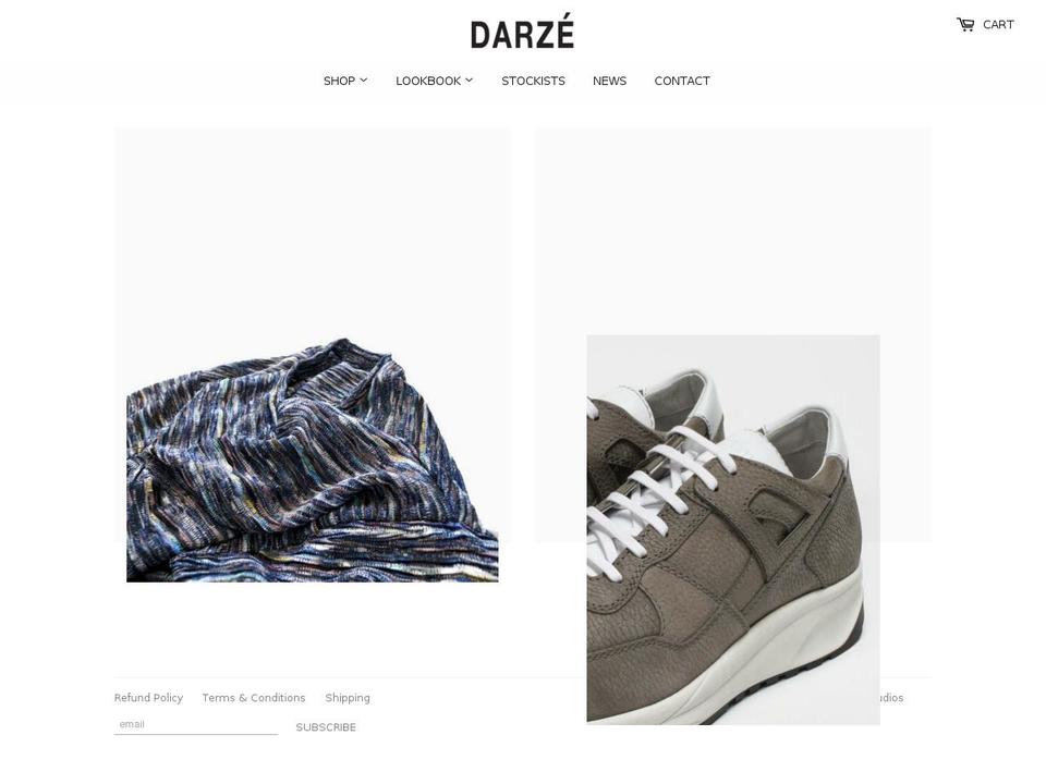 darzestudios.com shopify website screenshot