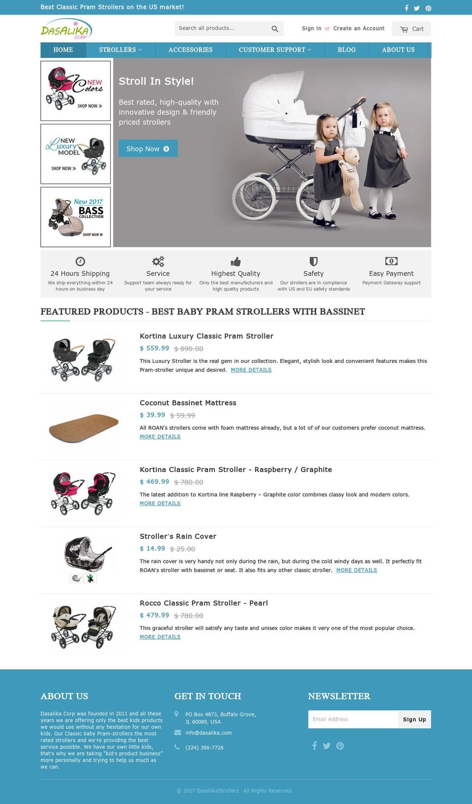 dasalika.com shopify website screenshot