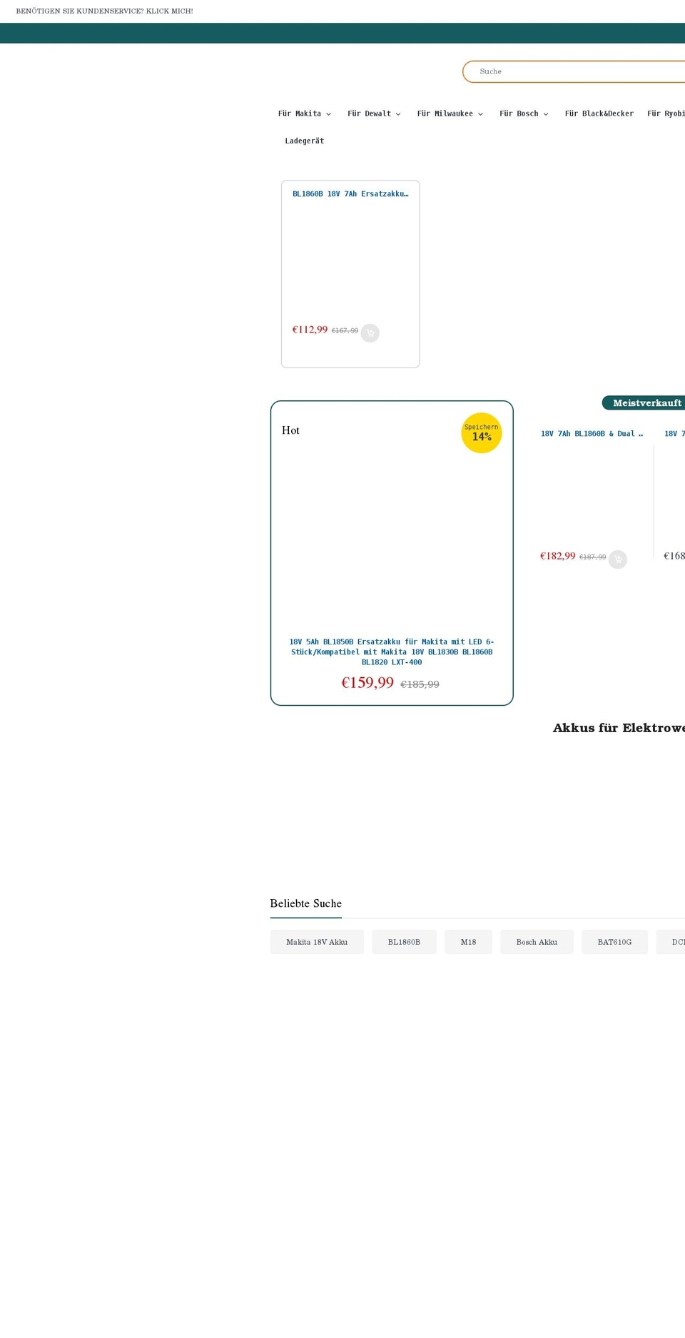 dasbatteries.com shopify website screenshot