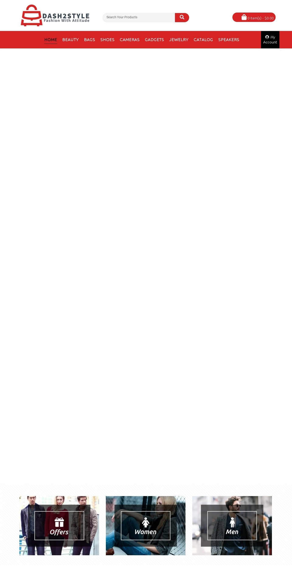 dash2style.com shopify website screenshot