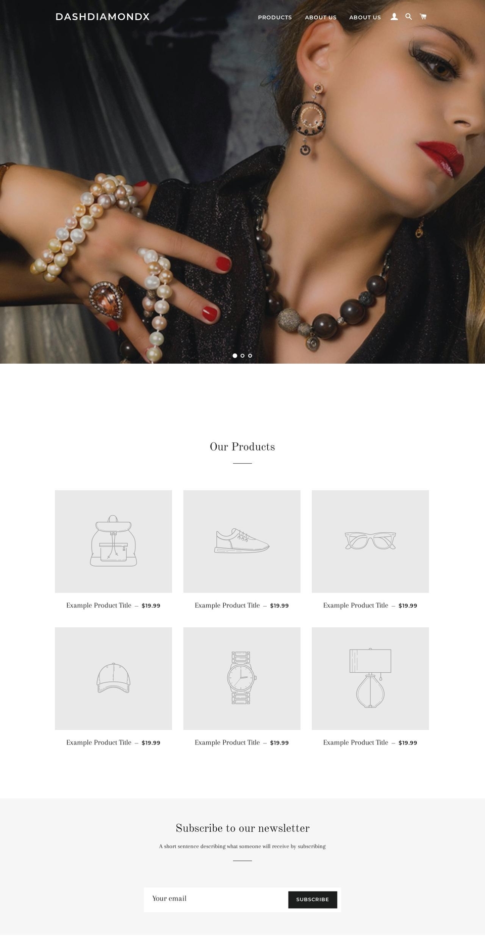 dashdiamondx.com — Shopify storefront screenshot