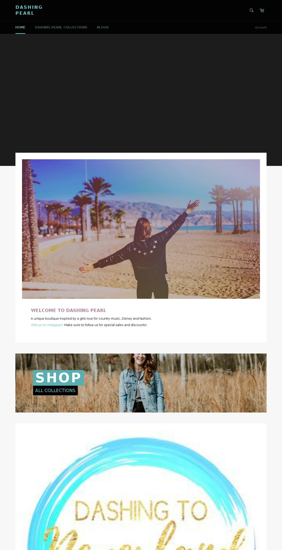 dashingpearl.com — Shopify storefront screenshot