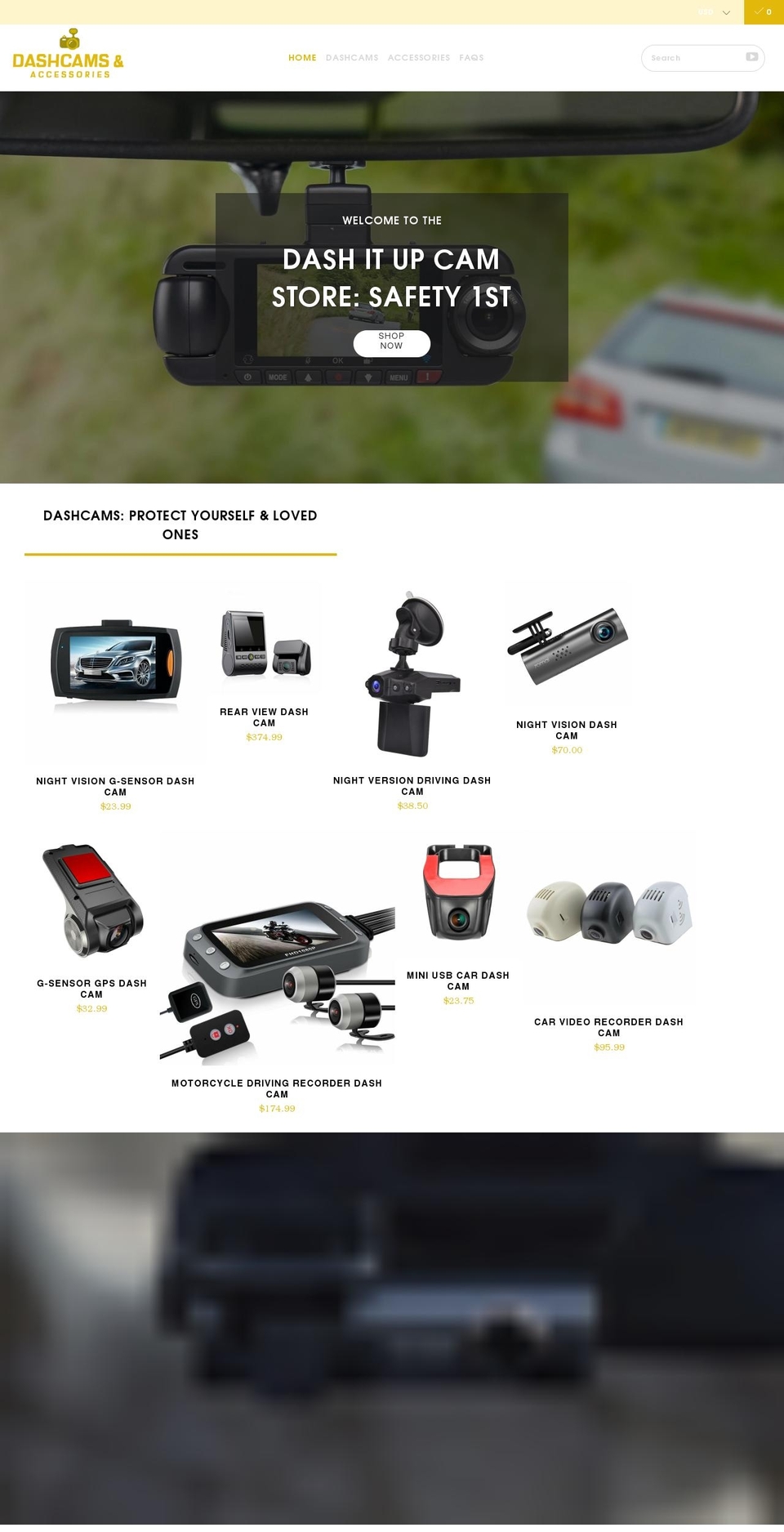 dashitupcam.com shopify website screenshot