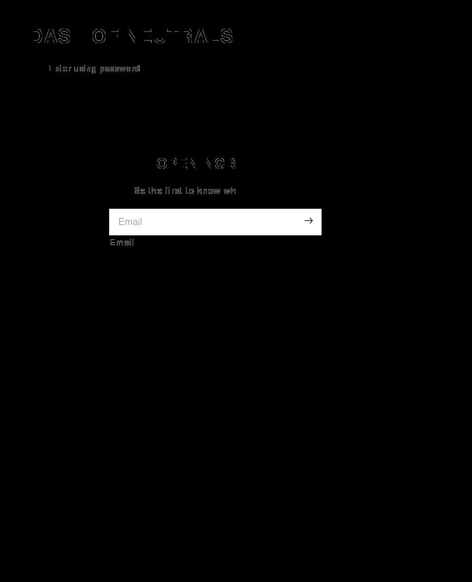 dashofneutrals.com shopify website screenshot