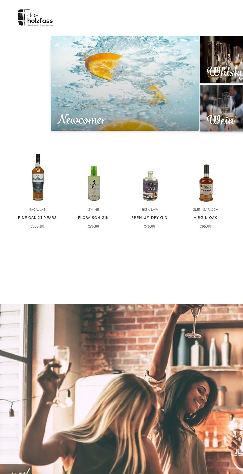 dasholzfass.com — Shopify storefront screenshot