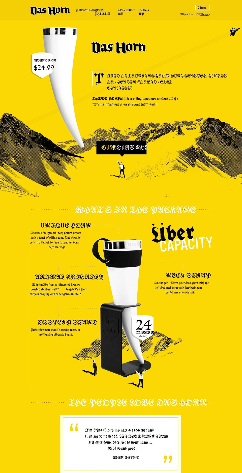 dashorn.com shopify website screenshot