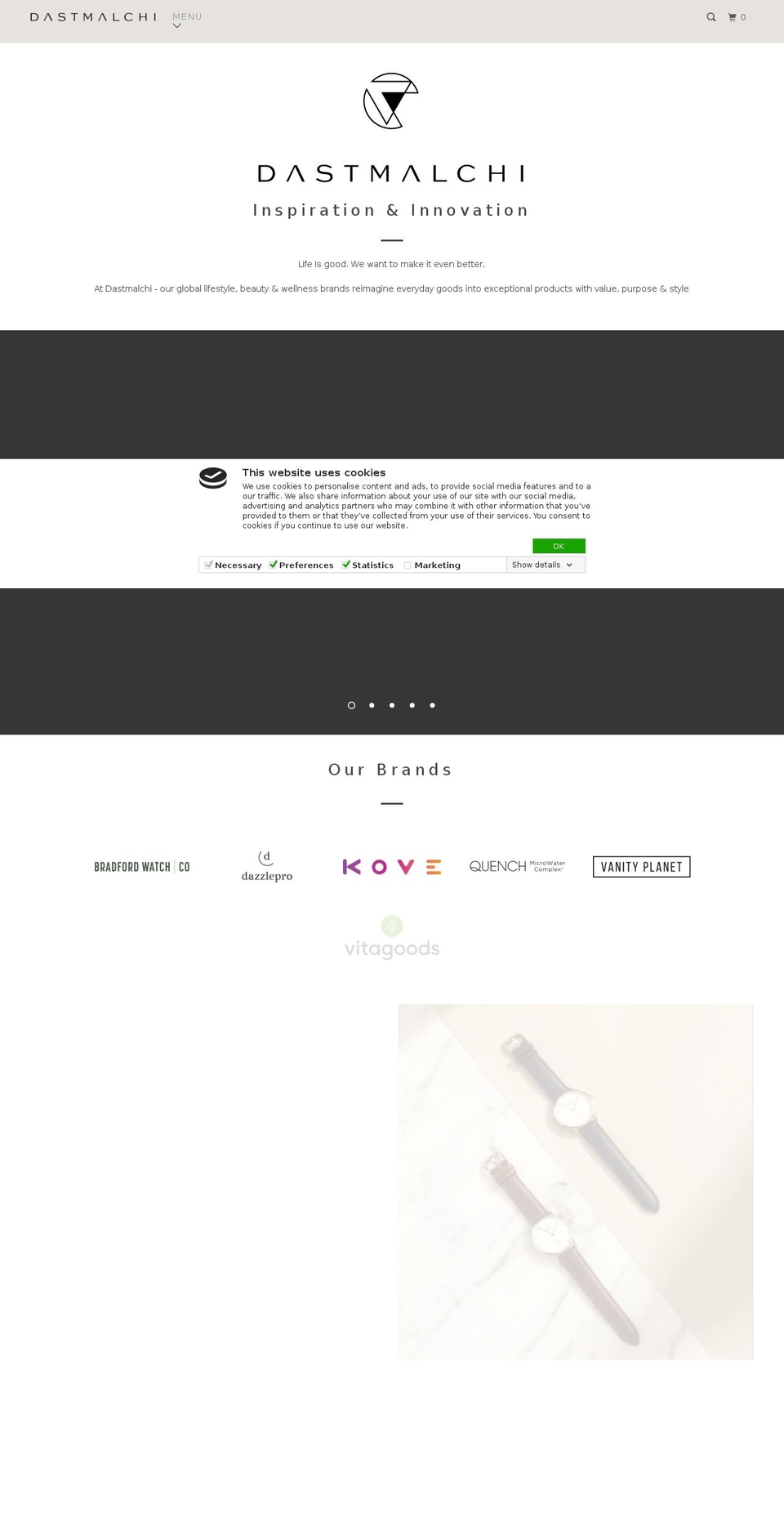 dastmalchi.com — Shopify storefront screenshot