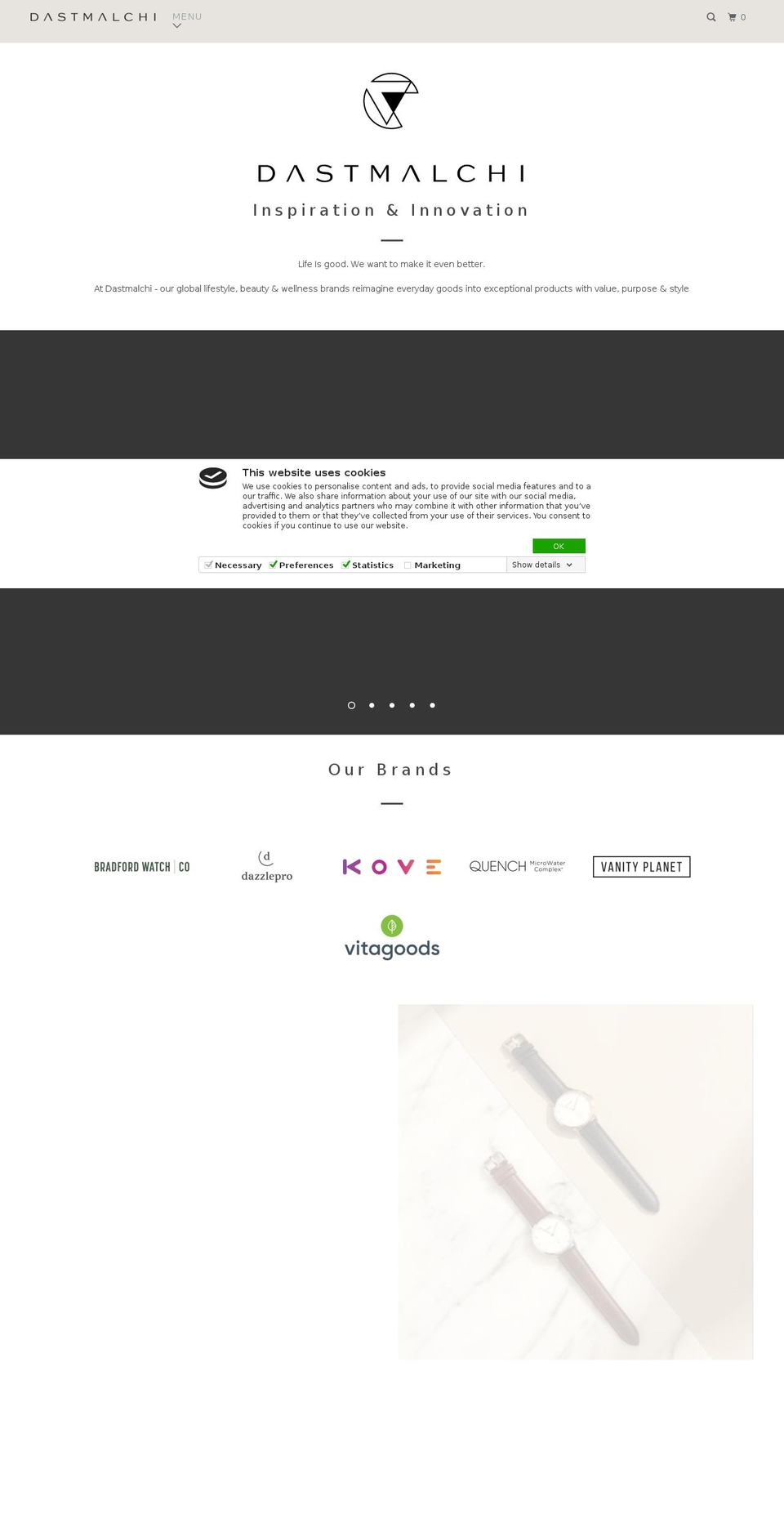 dastmalchi.net shopify website screenshot