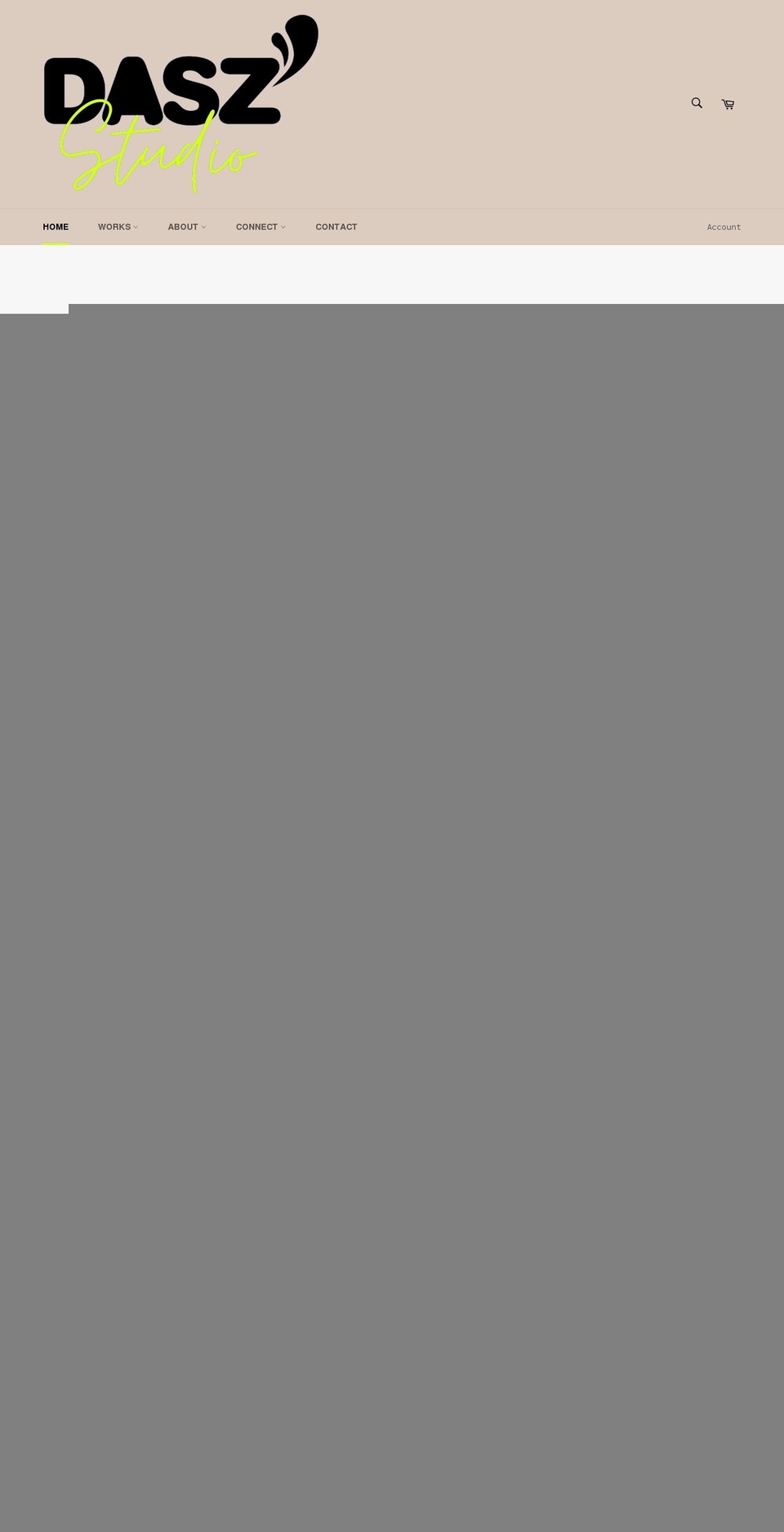 daszstudio.com shopify website screenshot