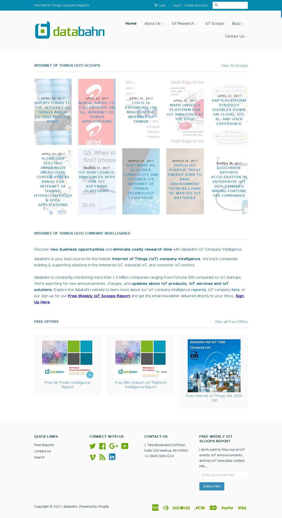 databahn.com shopify website screenshot