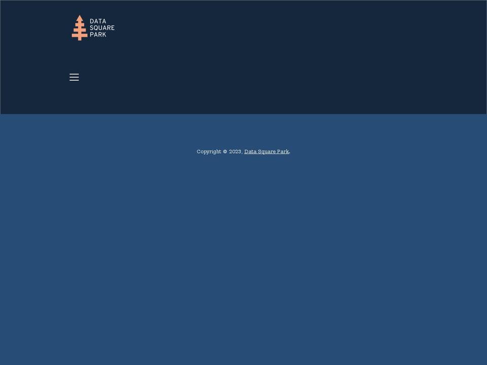 datasquarepark.com shopify website screenshot