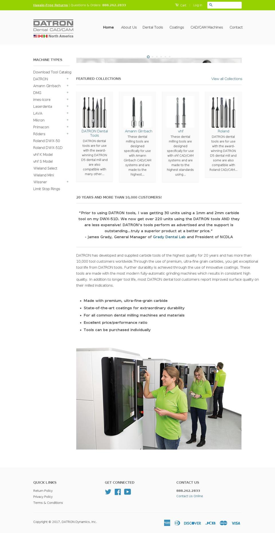 datrondental.com shopify website screenshot