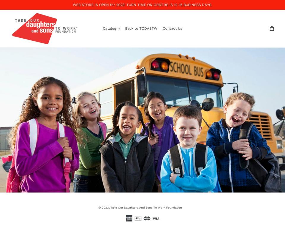 daughtersandsonstowork.myshopify.com shopify website screenshot