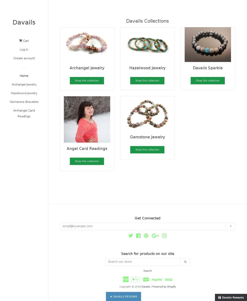 davails.com — Shopify storefront screenshot