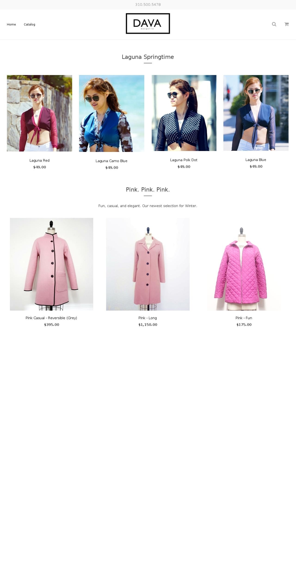 davamongolia.com — Shopify storefront screenshot