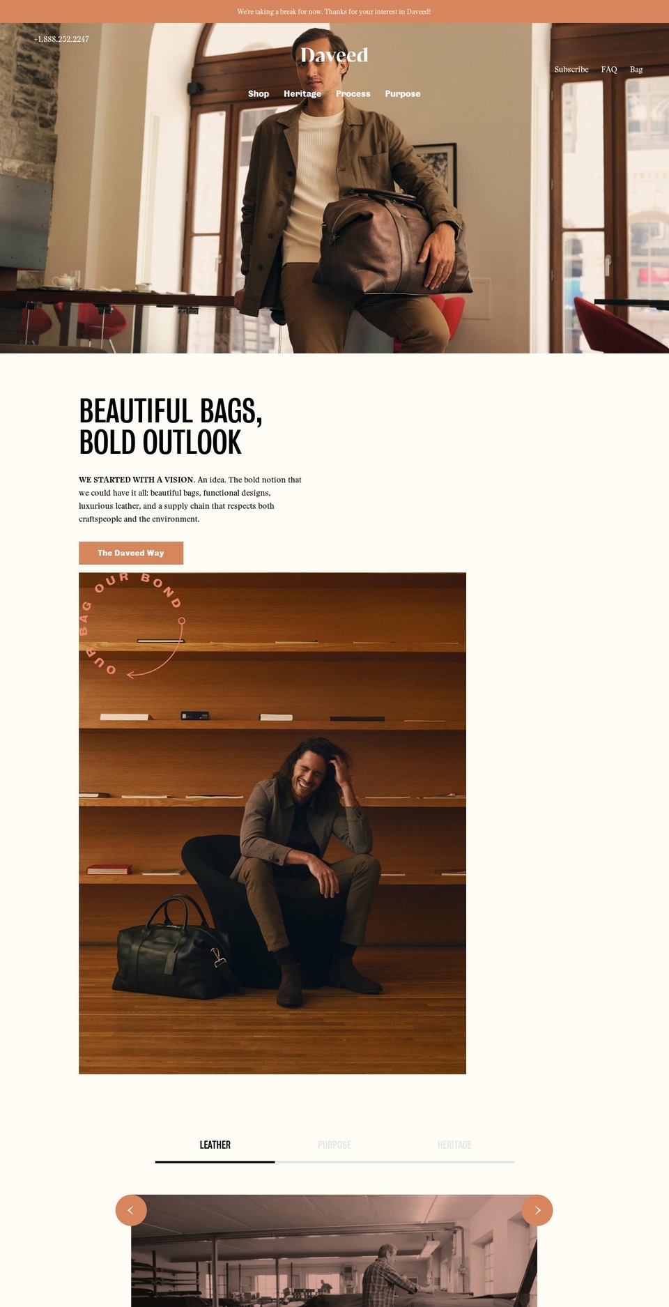 daveed.co shopify website screenshot