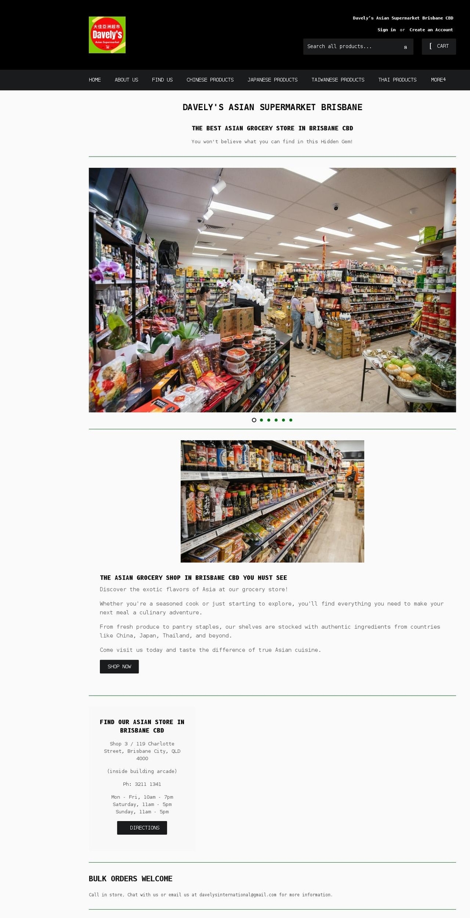 davelys.com.au shopify website screenshot