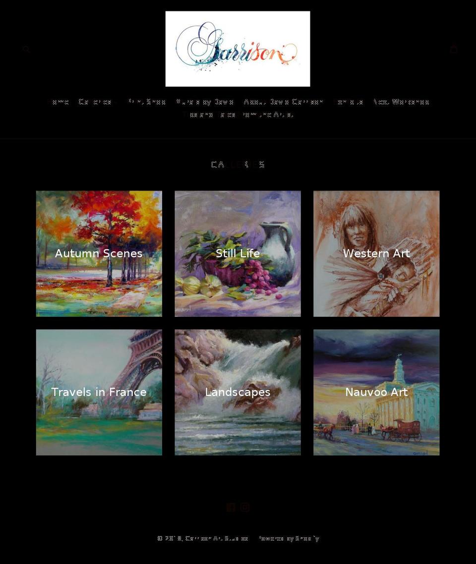 david-garrison.com — Shopify storefront screenshot