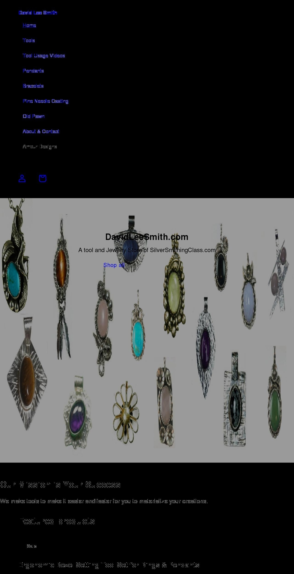 david-lee-smith.myshopify.com shopify website screenshot