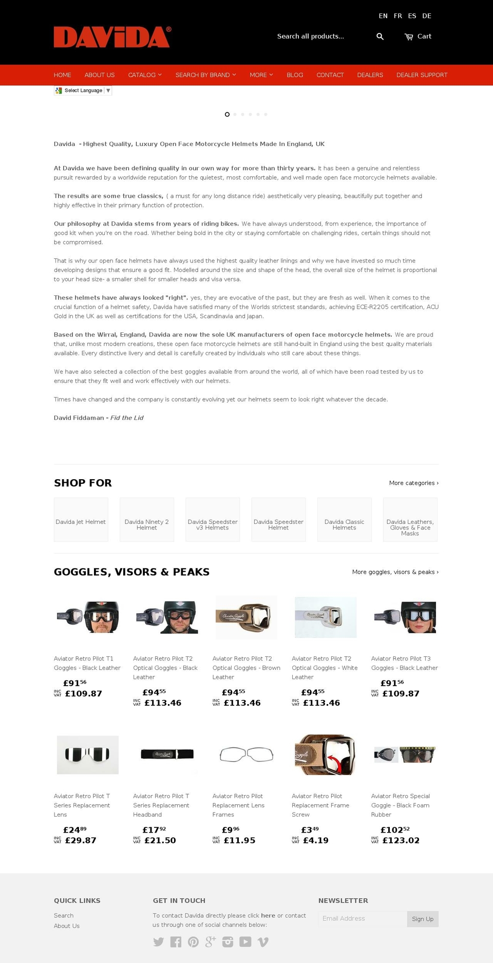 davida.ro shopify website screenshot