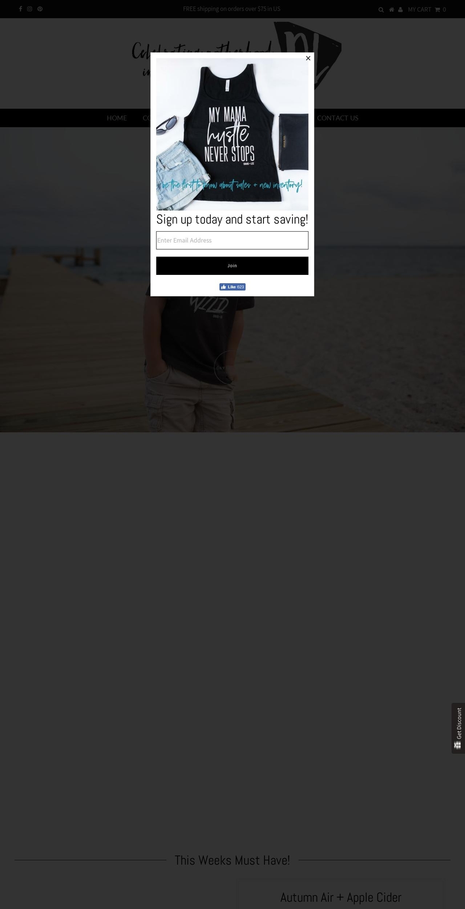 davidandleedesigns.com — Shopify storefront screenshot