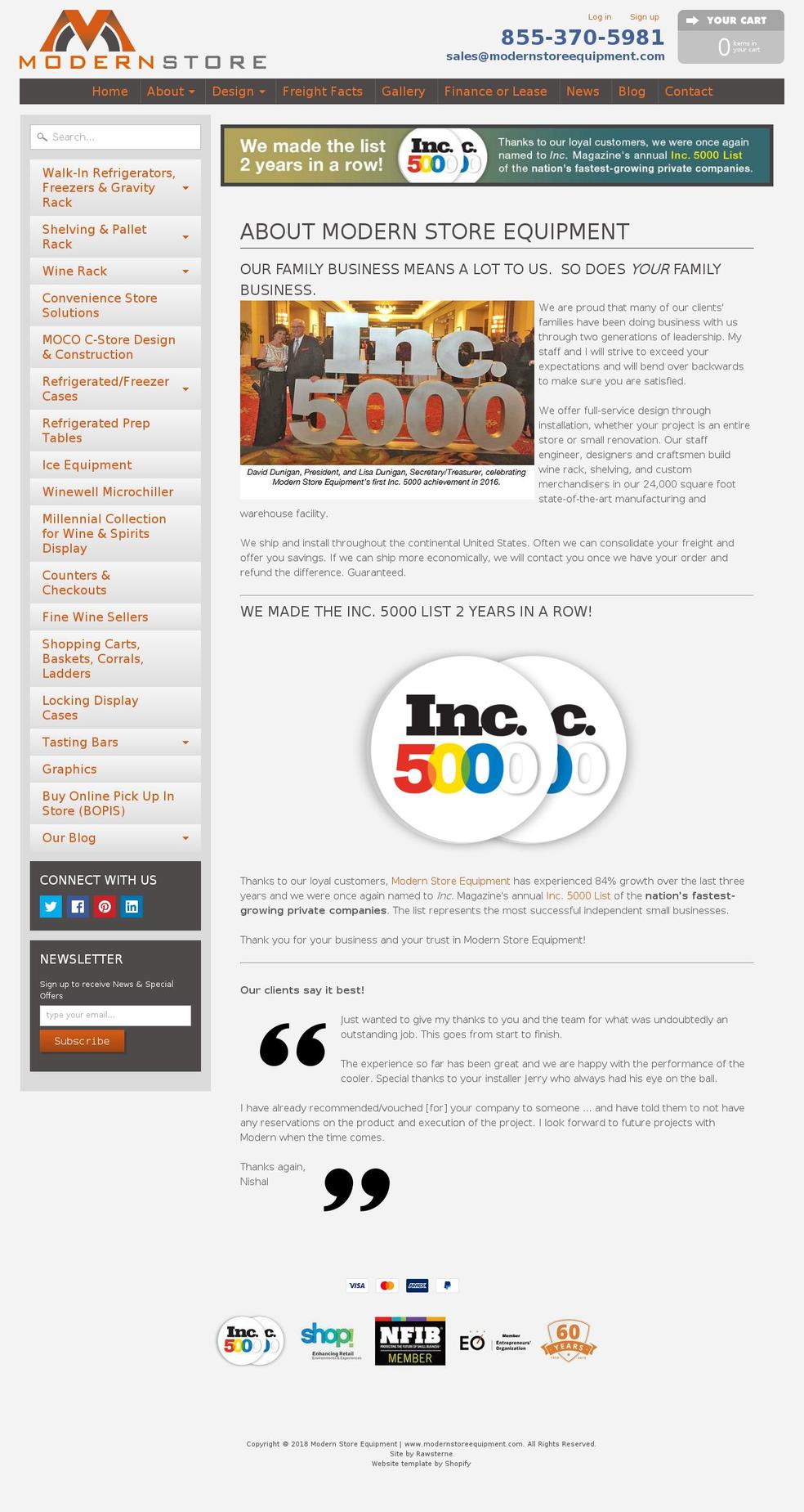 daviddunigan.com — Shopify storefront screenshot
