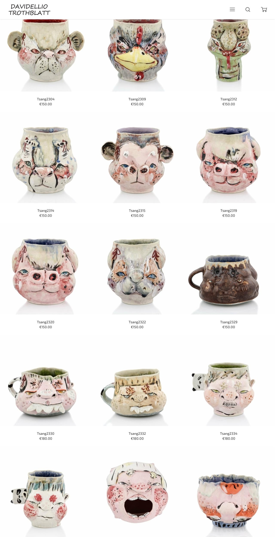 davidelliotrothblatt.com shopify website screenshot
