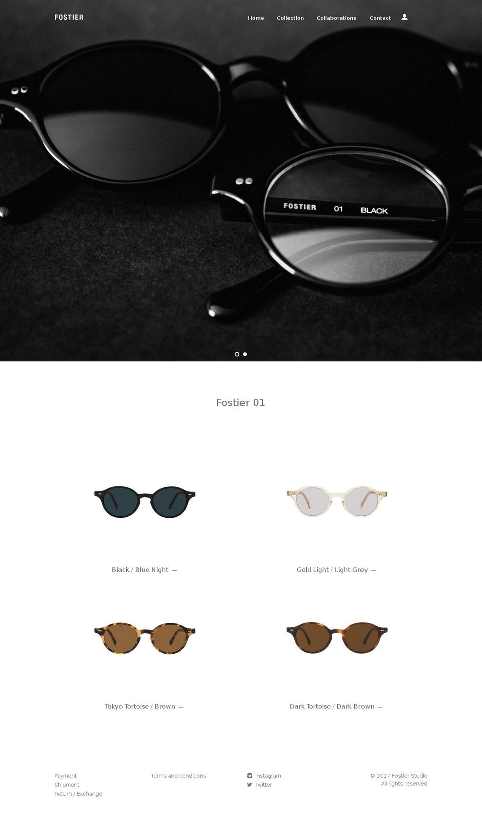 davidfostier.com — Shopify storefront screenshot
