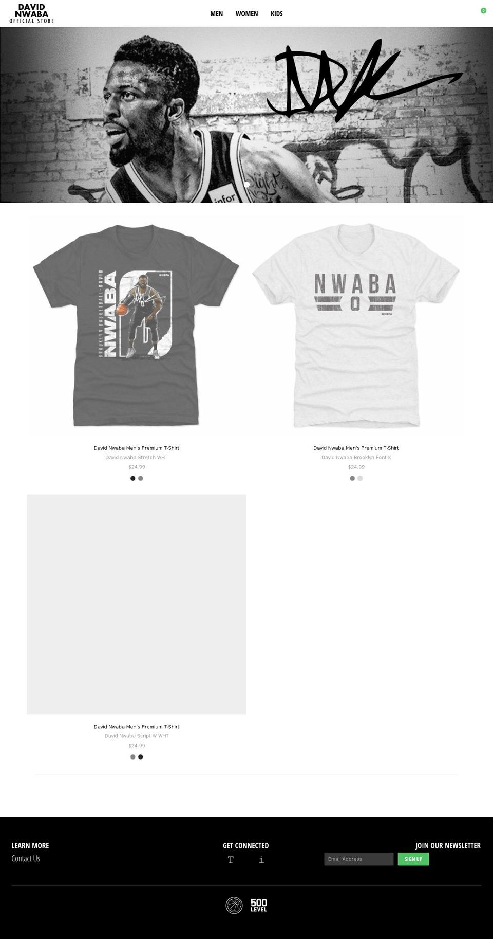 Storefront theme v- Shopify theme site example davidnwaba0.com
