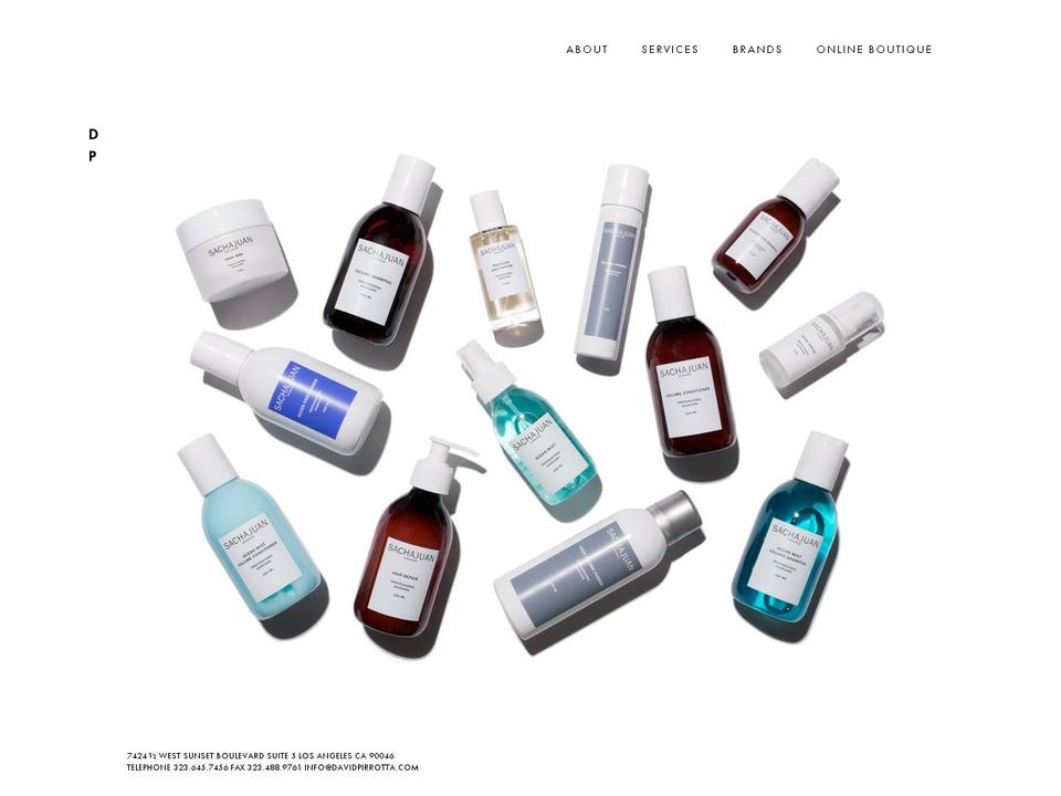 davidpirrotta.com shopify website screenshot