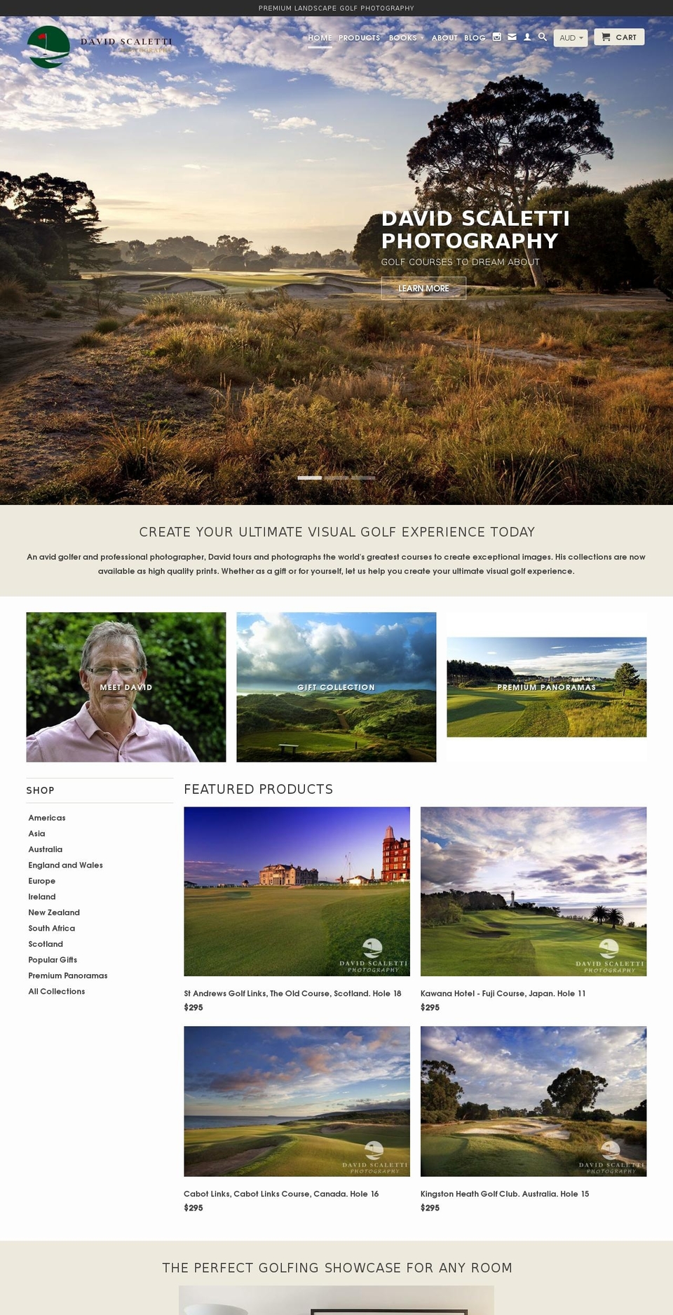 davidscaletti.com — Shopify storefront screenshot